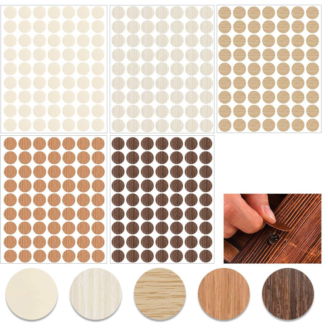 self adhesive pvc screw cover caps-05 self adhesive pvc screw cover caps-05