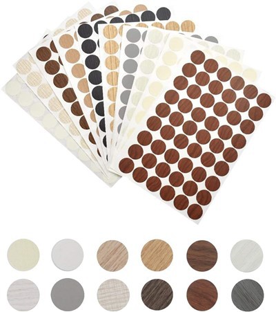 Pašlīmējošie PVC skrūvējami vāciņi